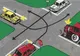 Chestionar auto. În ce ordine trec autovehiculele 