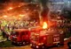 VIDEO. Suporterii au dat foc stadionului, furioși că echipa lor a retrogradat