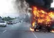 Un camion cu 800 de butelii a luat foc pe DN2. Mai multe explozii s-au auzit la locul incendiului