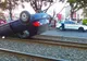Trafic blocat în zona Gării CFR din cauza unei tamponări în lanț