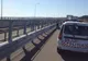 Accident pe Autostrada Transilvania. O maşină s-a făcut praf după ce a intrat într-un parapet