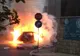 Incediu pe o şosea din Constanţa: un automobil a luat foc în mers!