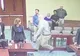 Imagini şocante! Un pedofil atacă procurorul în sala de judecată cu un cuţit