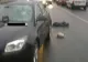 Biciclist lovit de maşină într-o intersecţie