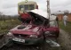 Maşină spulberată de tren, la Bocşa. Doi pasageri, în stare gravă la spital