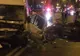 A spulberat trei mașini și a murit într-un morman de fiare