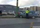Accident bizar în Braşov: un şofer ar fi lovit intenţionat altă maşină, care a intrat în stâlp