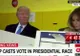 VIDEO. Donald Trump trage cu ochiul la soţia sa, pentru a verifica dacă îl votează pe el