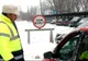 Poliţia anunţă: circulaţie rutieră închisă între două localităţi constănţene, din cauza viscolului