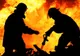 Pompieri buzoieni în alertă! Arde acoperișul unui bloc