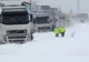 Trafic blocat pentru autovehiculele de mare tonaj prin Vama Ruse, din cauza viscolului