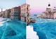 Imagini spectaculoase din Veneţia: Canalele din oraş au îngheţat