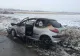 Accident GRAV pe DN2, în această dimineață. Ciocnire frontală, o mașină a luat foc FOTO