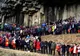 Aşa arată familia formată din 500 de membri. Fotografia a fost făcută cu o dronă