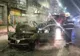 Scene şocante în Bucureşti! Un taxi a ars între Romană și Universitate 
