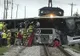 Accident cumplit: un tren de marfă a lovit un autobuz cu pasageri
