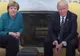 Momente stânjenitoare cu Merkel și Trump. Întrevederea mult așteptată a început cu stângul
