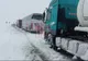 Imagini din INFERNUL ALB. Zeci de mașini blocate pe ruta Huși - Albița(VIDEO)