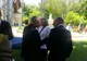 Imagine rară. Traian Băsescu şi Ion Iliescu, într-o discuţie, la recepţia de la Cotroceni