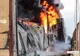 Incendiul puternic izbucnit marți la Balotești a fost stins 