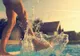 A fost dată afară de la o piscină pentru că purta un costum de baie prea sexy. Cum arată, de fapt
