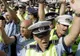 Poliţiştii protestează în faţa sediului PSD din cauza "salarizării precare" şi a "subfinanţării MAI"