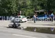 Grav accident la Mamaia. Un motociclist a fost lovit de un autoturism VIDEO