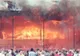 Incendiu devastator la fostul Stadion Republican din Chișinău. Număr record de autospeciale prezente