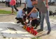 "Durere şi protest". Poliţiştii, în faţa MAI, în memoria colegului lor ucis în gara din Suceava