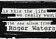 Albumul lui Roger Waters, oprit de la vânzare în Italia, după ce un scriitor îl acuză de plagiat