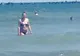 Cum a intrat în apă o femeie la Mamaia. Turiștii de pe plajă au rămas mască
