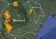 Furtuni puternice în România. HARTA interactivă a FULGERELOR în timp real