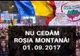 Noi proteste pentru Roşia Montană: "Guvernul Tudose se joacă din nou cu focul"
