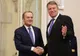 Președintele CE Donald Tusk, primit de Klaus Iohannis la Palatul Cotroceni
