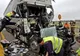 Accident grav în Mureș. Ciocnire frontală între două autotrenuri