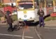 Accident şocant în Arad. Un tramvai a lovit un tânăr aflat pe pista de biciclete