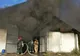 INCENDIU VIOLENT în Tulcea, la o hală de materiale plastice