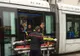 Grav accident, un tramvai a fost lovit de o mașină
