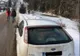 Imagini halucinante la Moldovița. Celebra mocăniță, blocată de o mașină parcată pe șine