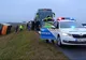 Autocar cu români răsturnat în Ungaria. Şoferul ar fi adormit la volan