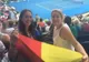 Suporterii Simonei Halep au afișat mesajul ”Rezist” la Australian Open