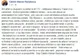 FOTO. Cât de greu sunt de citit mesajele postate de deputatul mitralieră, pe pagina sa Facebook