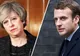 Macron şi May au semnat un tratat privind controlul imigraţiei la frontiera comună