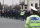 Protest anti-Iohannis, cu portocale şi îmbrânceli, la Palatul Cotroceni
