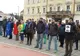 PROTEST în oglindă, în Cluj şi Sibiu: "Curaj, DNA, vino şi îi ia!"