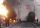 Incendiu la un tren de călători în apropiere de Râmnicu Sărat. 300 de persoane sunt în vagoane