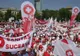 Protest cu 10000 de oameni în fața Guvernului. Sindicaliștii din sănătate, amăgiți cu noi promisiuni