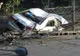 Accident cumplit în Bistrița. Un stâlp de electricitate, făcut praf de o mașină