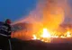 Incendiu de amploare în zona Cetăţii Poenari! Circulația pe Transfăgărășan, oprită pe ambele sensuri