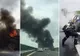 Maşină în flăcări pe autostrada Timişoara-Lugoj, fumul s-a văzut de la câţiva kilometri (VIDEO)  